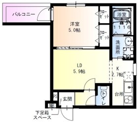 フジパレス吹田中の島公園Ⅵ番館の物件間取画像